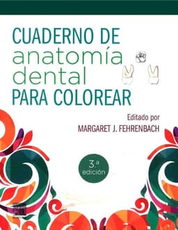 Libro Cuaderno De Anatomia Dental Para Colorear 3E