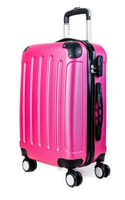 Maleta Cabina Carry On Valija de Mano Rosada Rosa TALLA UNICA