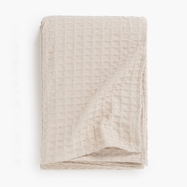 Cubrecama Panal 270x280 Crudo (cama King o Superking) Beige KING