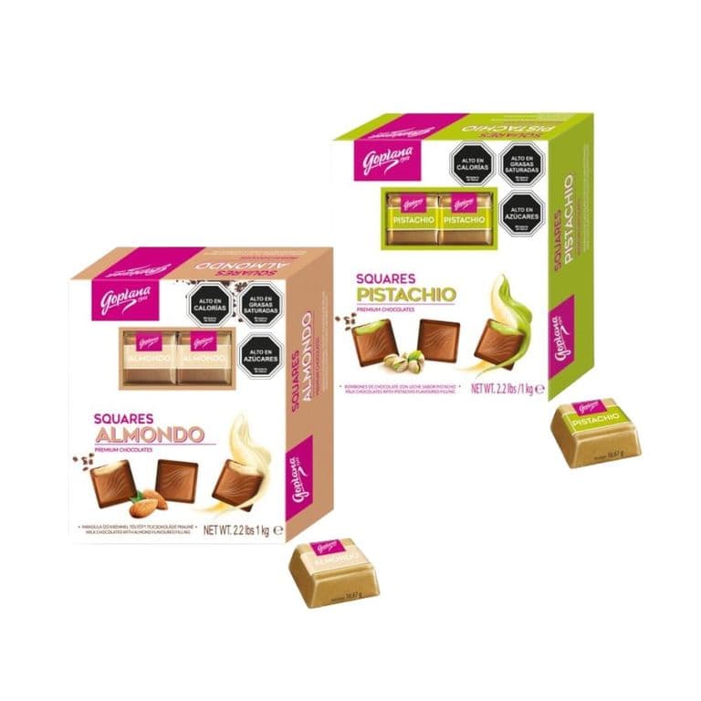 Pack Chocolate Bombon Pistacho 1kg + 1 Almendra 1kg