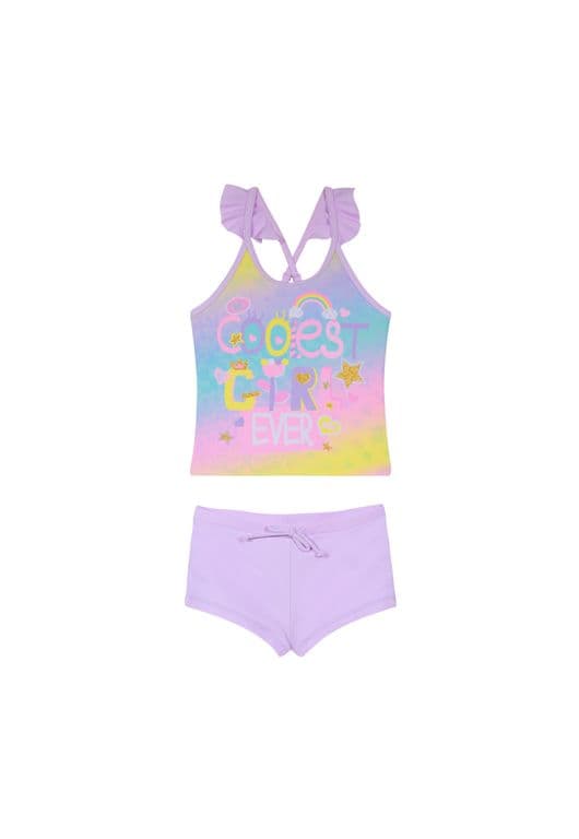 Traje de Bano Nina Tankini UV30+ Lila Lila 4
