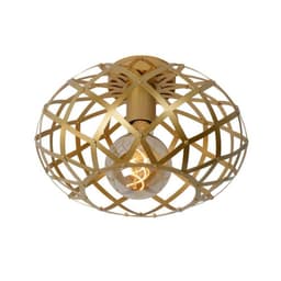 LAMPARA DE TECHO WOLFRAM DORADO 1xE27