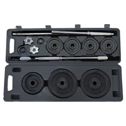 SET MANCUERNAS  BARRA 30 KG PRO