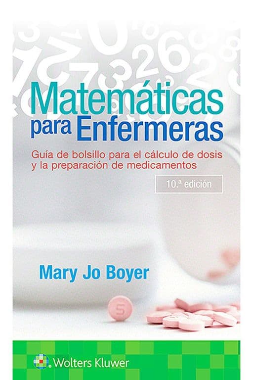 Libro Matematicas Para Enfermeras 5ed.