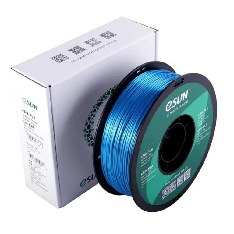 Filamento 3D Pla Seda 1kg 175mm Cyan - Filamentos