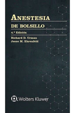Libro Anestesia De Bolsillo 4 Ed.