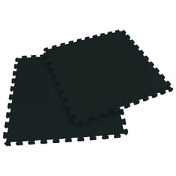 PACK 4 TATAMI 62X62X1.2 CM  PISO GIMNASIO  MAQUINAS  NEGRO