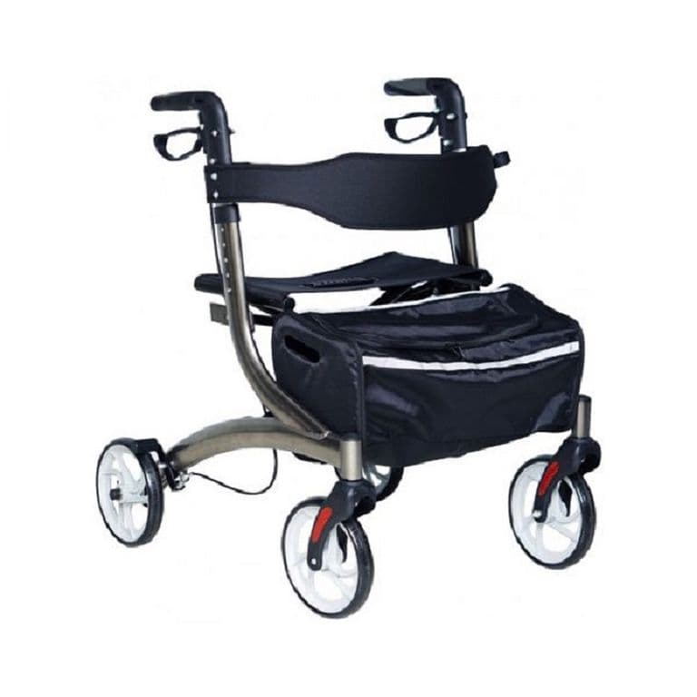 ANDADOR 4 RUEDAS CANASTO Y ASIENTO PREMIUM