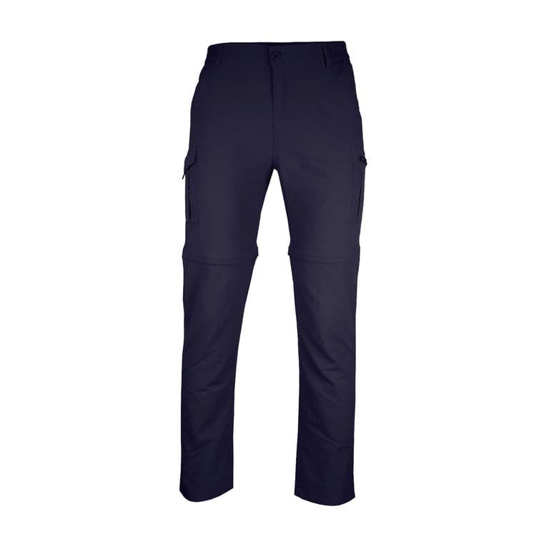 Pantalon Trekking Desmontable Ripstop UPF50 Fenec Azul Oscuro Hombre Azul Marino S