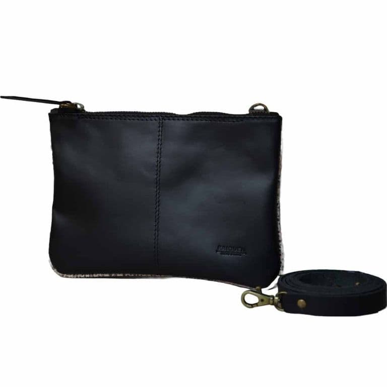 Cartera Petty Cuero Hecho A Mano Negro TALLA UNICA