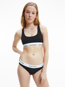Bralette Modern Cotton Negro Negro S