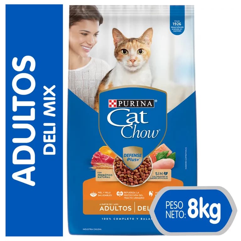 Alimento seco para gato CAT CHOW Adulto Delimix 8kg