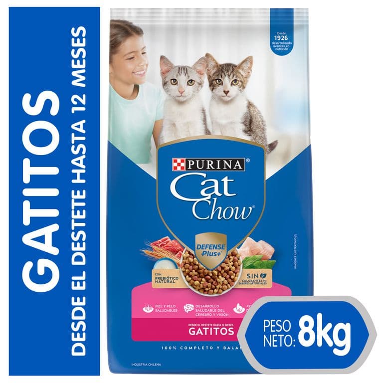 Alimento seco para gato CAT CHOW Gatitos 8kg