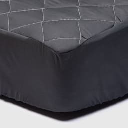 Cubrecolchon Negro Super King,