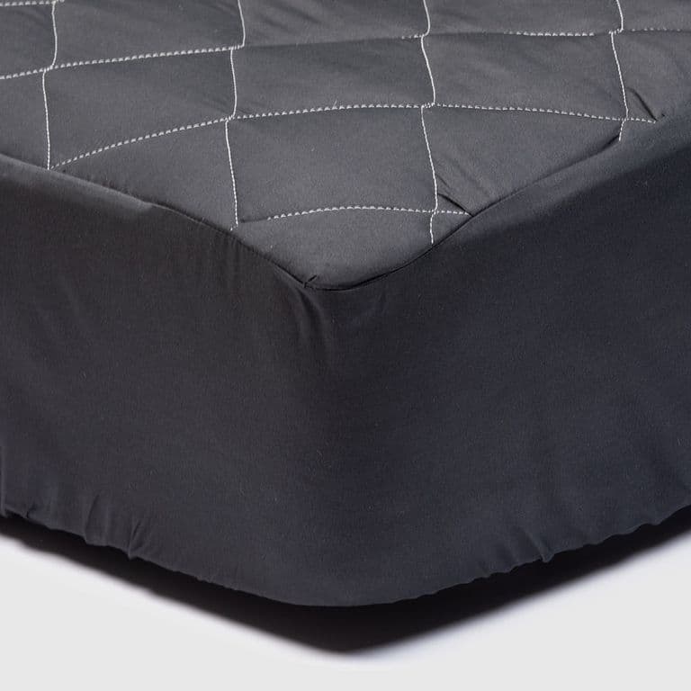 Cubrecolchon Negro Super King,