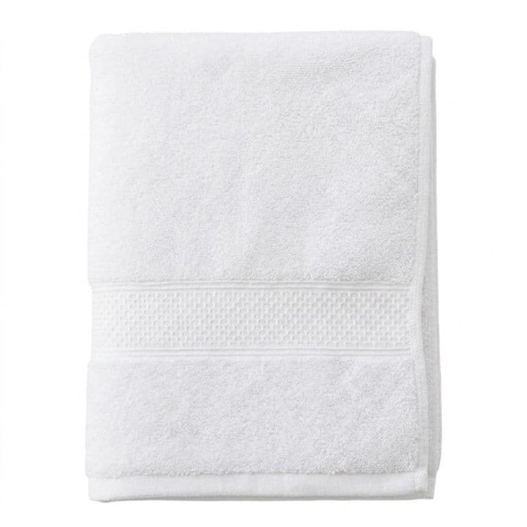 Toalla De Bano 140 X 70 Cm Algodon Absorbente - Blanco