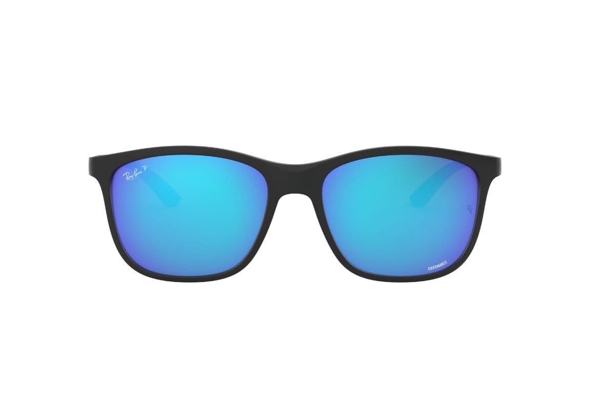 Lentes de Sol Chromance Azul Espejado Polarizados Ray-Ban Azul L