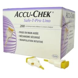 Lancetas Accu-chek Safe-t-pro Uno 200 Unidades