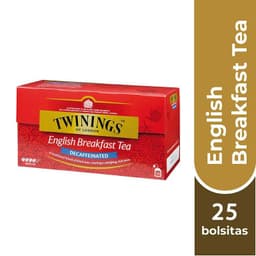 Te English Breakfast Descafeinado x25 Bolsitas