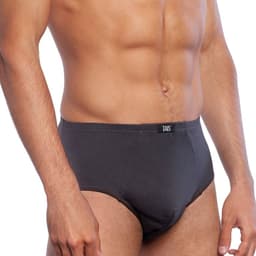 Slip Clasico Bi-Pack Gris Gris M