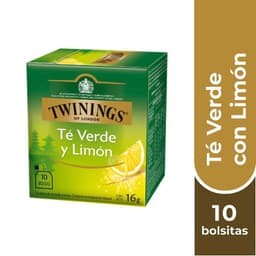 Te Verde Con Limon x 10 Bolsitas