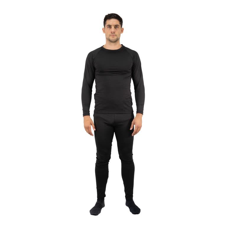 Conjunto Primera Capa HW HDX Termico Negro Negro S