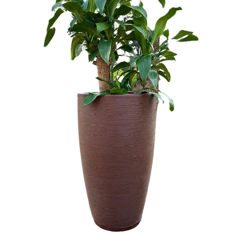 MACETERO CAFE AMSTERDAM 65 CM ALTO CON PLATO