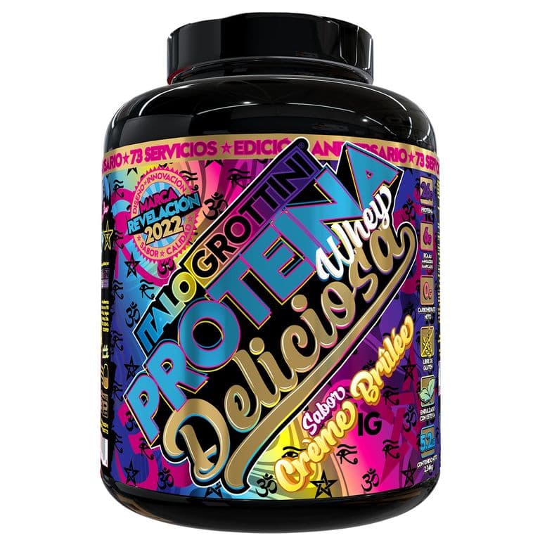 PROTEINA WHEY DELICIOSA 5lbs CREME BRULEE - ...