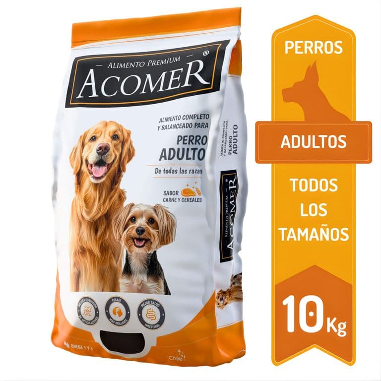 Alimento Acomer perro adulto 10Kg