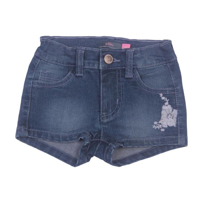 Short Bebe Nina Azul Azul 18 MESES