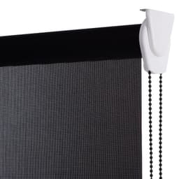 Cortina Roller Sunscreen Negra 115x170 cm Persiana de altura ajustable