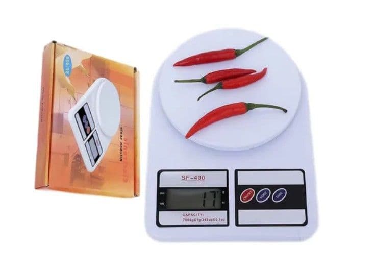 Balanza Pesa Digital Para Cocina Comercio 7kg