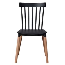 Silla Windsor para Comedor o Terraza Negra