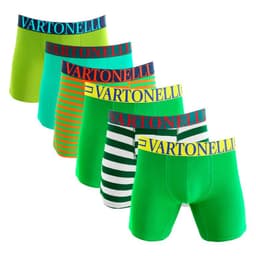 Pack de 6 Boxer Medio Algodon Hombre. M