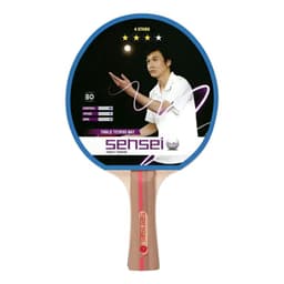 Paleta Ping Pong 4 Estrellas Funda Tenis de Mesa