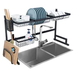 Escurridor De Platos Secado Multiuso Acero Inoxidable 85cm