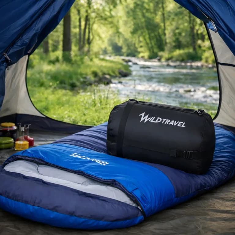 Saco De Dormir Extremo -15 10 Azul 1800g