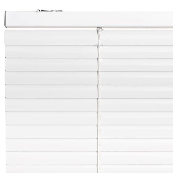 Persiana de aluminio Blanca 145cm anchox140cm alto Laminas 25mm