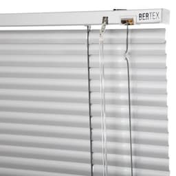 Persiana de aluminio Plata 135cm ancho x230cm alto Laminas 25mm
