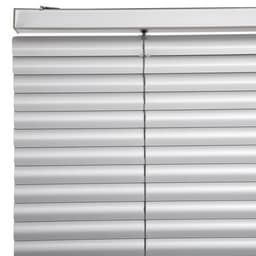 Persiana de aluminio Plata 95cm ancho x 230cm alto Laminas 25mm