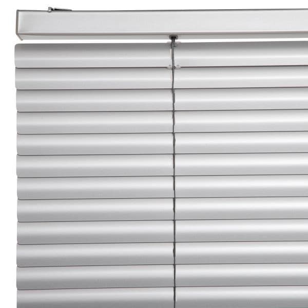 Persiana de aluminio Plata 95cm ancho x 230cm alto Laminas 25mm