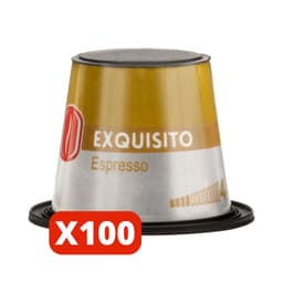 Cafe Exquisito Espresso 100 capsulas Nespresso compatibles