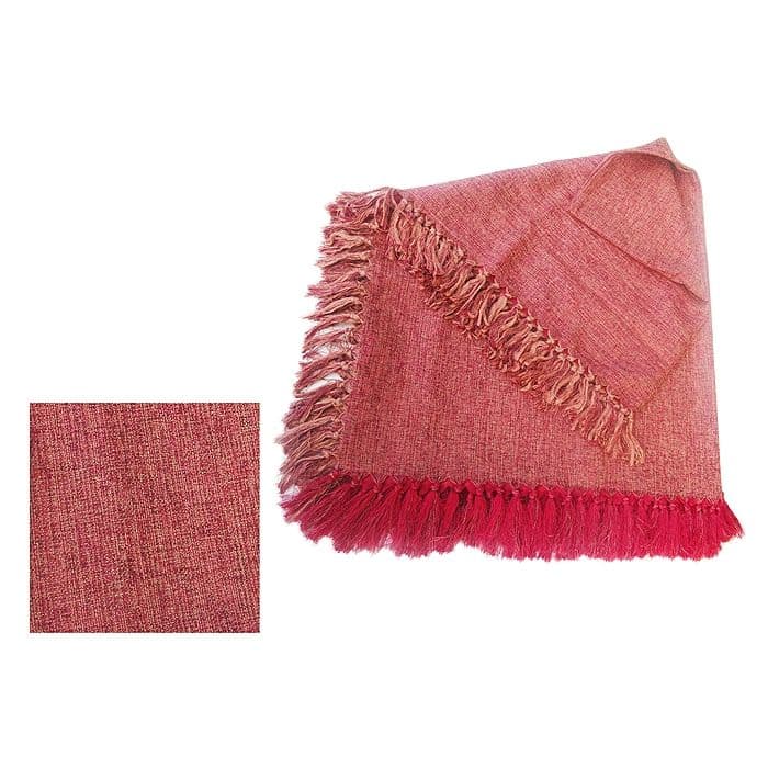 MANTEL LISO ROJO 200135