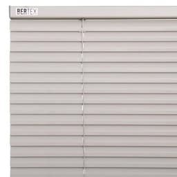 Persiana de aluminio Gris 165cm ancho x 140cm alto Laminas 25mm