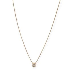 Collar Punto de Luz 7mm Enchapado Oro 18K Dorado TALLA UNICA
