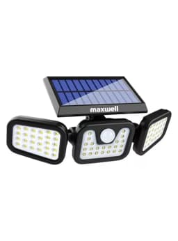 Foco Led Solar Exterior Sensor Movimiento 3 Direcc