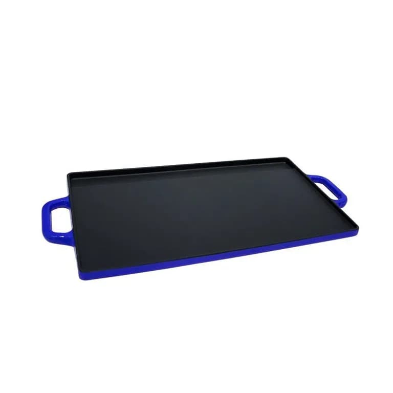 PLANCHA REVERSIBLE HIERRO AZUL 50x235x16 cm