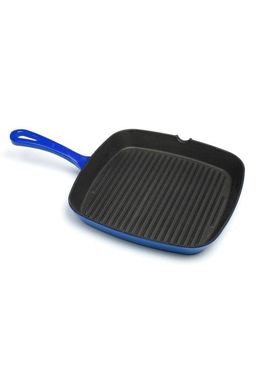 SARTEN HIERRO RECTANGULAR AZUL 24 IMAHE.
