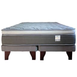 Cama Europea Nova Infinity Gris One Side King Box