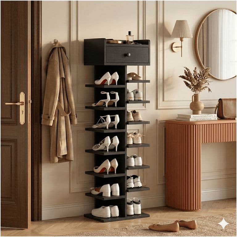 Zapatero Organizador Estante Zapatos 14 Pcs Hall Armario 1908072